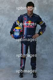 13.03.2008 Melbourne, Australia,  Mark Webber (AUS), Red Bull Racing - Season Portrait Shooting 2008 - Formula 1 World Championship, Rd 1, Australian Grand Prix, Thursday