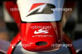 13.03.2008 Melbourne, Australia,  Super Aguri front wing detail - Formula 1 World Championship, Rd 1, Australian Grand Prix, Thursday