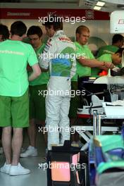 12.03.2008 Melbourne, Australia,  PIT LANE FEATURE / Jenson Button (GBR), Honda Racing F1 Team - Formula 1 World Championship, Rd 1, Australian Grand Prix, Wednesday