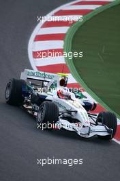 01.02.2008 Barcelona, Spain,  Rubens Barrichello (BRA), Honda Racing F1 Team, RA108 - Formula 1 Testing, Barcelona