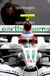 01.02.2008 Barcelona, Spain,  Rubens Barrichello (BRA), Honda Racing F1 Team, RA108  - Formula 1 Testing, Barcelona