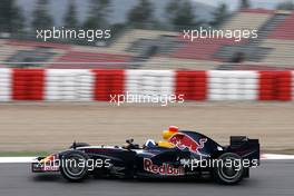 01.02.2008 Barcelona, Spain,  David Coulthard (GBR), Red Bull Racing, RB4 - Formula 1 Testing, Barcelona