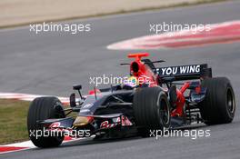 01.02.2008 Barcelona, Spain,  Sebastien Bourdais (FRA), Scuderia Toro Rosso - Formula 1 Testing, Barcelona