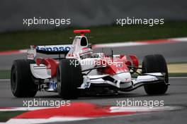01.02.2008 Barcelona, Spain,  Jarno Trulli (ITA), Toyota F1 Team, TF108 - Formula 1 Testing, Barcelona