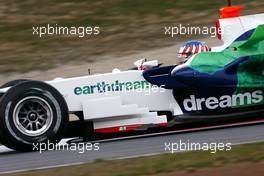 01.02.2008 Barcelona, Spain,  Alexander Wurz (AUT), Test Driver, Honda Racing F1 Team, RA108 - Formula 1 Testing, Barcelona