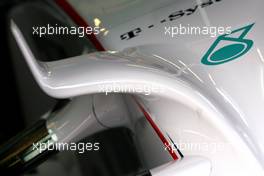 01.02.2008 Barcelona, Spain,  BMW F1.08 wing detail - Formula 1 Testing, Barcelona