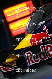 01.02.2008 Barcelona, Spain,  Red Bull Racing RB4 front wing detail - Formula 1 Testing, Barcelona