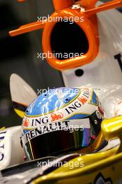 02.02.2008 Barcelona, Spain,  Fernando Alonso (ESP), Renault F1 Team - Formula 1 Testing, Barcelona