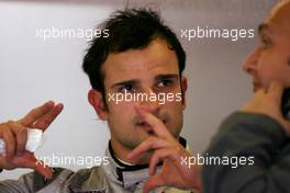 02.02.2008 Barcelona, Spain,  Vitantonio Liuzzi (ITA), Test Driver, Force India F1 Team, Dr Colin Kolles (GER) Force India Team Principal - Formula 1 Testing, Barcelona