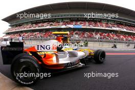 02.02.2008 Barcelona, Spain,  Fernando Alonso (ESP), Renault F1 Team, R28 - Formula 1 Testing, Barcelona