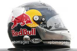 02.02.2008 Barcelona, Spain,  Helmet of Sebastian Vettel (GER), Scuderia Toro Rosso - Formula 1 Testing, Barcelona