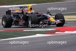 02.02.2008 Barcelona, Spain,  Mark Webber (AUS), Red Bull Racing, RB4 - Formula 1 Testing, Barcelona