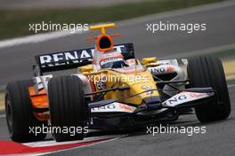02.02.2008 Barcelona, Spain,  Nelson Piquet Jr (BRA), Renault F1 Team, R28 - Formula 1 Testing, Barcelona