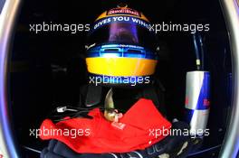 03.02.2008 Barcelona, Spain,  Helmet of Sebastien Bourdais (FRA), Scuderia Toro Rosso - Formula 1 Testing, Barcelona