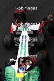 03.02.2008 Barcelona, Spain,  Rubens Barrichello (BRA), Honda Racing F1 Team, RA108 - Formula 1 Testing, Barcelona