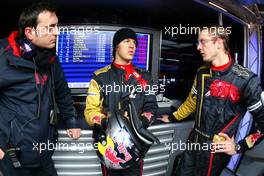 03.02.2008 Barcelona, Spain,  Sebastian Vettel (GER), Scuderia Toro Rosso and Sebastien Bourdais (FRA), Scuderia Toro Rosso - Formula 1 Testing, Barcelona