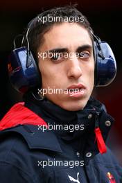 03.02.2008 Barcelona, Spain,  Sebastien Buemi (SUI), Test Driver, Red Bull Racing - Formula 1 Testing, Barcelona