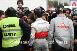 03.02.2008 Barcelona, Spain,  Lewis Hamilton (GBR), McLaren Mercedes - Formula 1 Testing, Barcelona