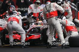 26.02.2008 Barcelona, Spain,  Lewis Hamilton (GBR), McLaren Mercedes, MP4-23 - Formula 1 Testing, Barcelona