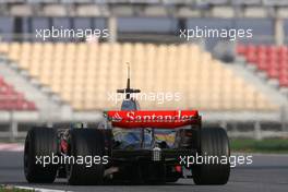 27.02.2008 Barcelona, Spain,  Lewis Hamilton (GBR), McLaren Mercedes, MP4-23 - Formula 1 Testing, Barcelona