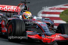 15.04.2008 Barcelona, Spain,  Lewis Hamilton (GBR), McLaren Mercedes - Formula 1 Testing, Barcelona