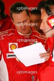 16.04.2008 Barcelona, Spain,  Michael Schumacher (GER), Test Driver, Scuderia Ferrari - Formula 1 Testing, Barcelona