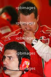 16.04.2008 Barcelona, Spain,  Michael Schumacher (GER), Test Driver, Scuderia Ferrari - Formula 1 Testing, Barcelona