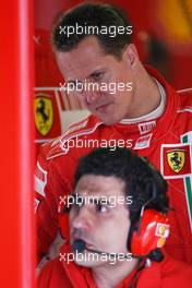 16.04.2008 Barcelona, Spain,  Michael Schumacher (GER), Test Driver, Scuderia Ferrari - Formula 1 Testing, Barcelona