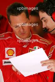 16.04.2008 Barcelona, Spain,  Michael Schumacher (GER), Test Driver, Scuderia Ferrari - Formula 1 Testing, Barcelona