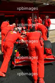 16.04.2008 Barcelona, Spain,  Michael Schumacher (GER), Test Driver, Scuderia Ferrari - Formula 1 Testing, Barcelona