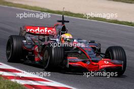 16.04.2008 Barcelona, Spain,  Lewis Hamilton (GBR), McLaren Mercedes - Formula 1 Testing, Barcelona