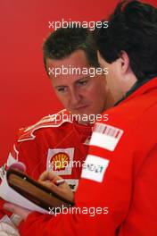 16.04.2008 Barcelona, Spain,  Michael Schumacher (GER), Test Driver, Scuderia Ferrari - Formula 1 Testing, Barcelona