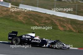 17.11.2008 Barcelona, Spain,  Nico Hulkenberg (GER), Test Driver, WilliamsF1 Team, 2009 interim car  - Formula 1 Testing, Barcelona