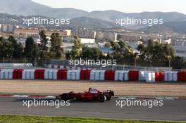 17.11.2008 Barcelona, Spain,  Luca Badoer (ITA), Test Driver, Scuderia Ferrari - Formula 1 Testing, Barcelona
