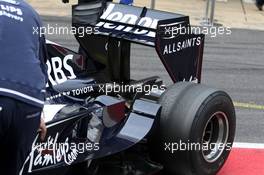 18.11.2008 Barcelona, Spain,  Nico Rosberg (GER), WilliamsF1 Team, Interim 2009 car detail - Formula 1 Testing, Barcelona
