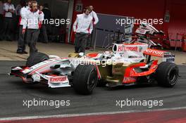 18.11.2008 Barcelona, Spain,  Adrian Sutil (GER), Force India F1 Team - Formula 1 Testing, Barcelona