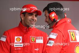 18.11.2008 Barcelona, Spain,  Marc Gene (ESP), Test Driver, Scuderia Ferrari - Formula 1 Testing, Barcelona