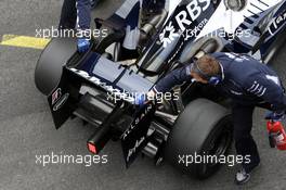 18.11.2008 Barcelona, Spain,  Nico Rosberg (GER), WilliamsF1 Team, Interim 2009 car, detail - Formula 1 Testing, Barcelona