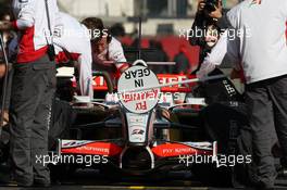 19.11.2008 Barcelona, Spain,  Giancarlo Fisichella (ITA), Force India F1 Team - Formula 1 Testing, Barcelona