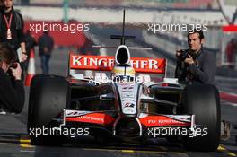 19.11.2008 Barcelona, Spain,  Giancarlo Fisichella (ITA), Force India F1 Team - Formula 1 Testing, Barcelona