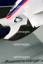 05.09.2008 Francorchamps, Belgium,  BMW Sauber F1 Team wing detail - Formula 1 World Championship, Rd 13, Belgian Grand Prix, Friday