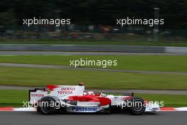 05.09.2008 Francorchamps, Belgium,  Jarno Trulli (ITA), Toyota Racing, TF108 - Formula 1 World Championship, Rd 13, Belgian Grand Prix, Friday Practice
