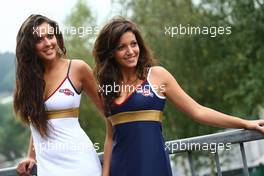 05.09.2008 Francorchamps, Belgium,  Martini Girls - Formula 1 World Championship, Rd 13, Belgian Grand Prix, Friday Practice