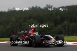05.09.2008 Francorchamps, Belgium,  Sebastian Bourdais (FRA), Scuderia Toro Rosso, STR03 - Formula 1 World Championship, Rd 13, Belgian Grand Prix, Friday Practice