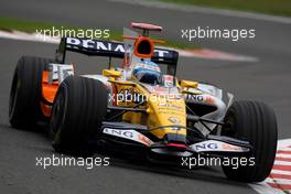 05.09.2008 Francorchamps, Belgium,  Fernando Alonso (ESP), Renault F1 Team, R28 - Formula 1 World Championship, Rd 13, Belgian Grand Prix, Friday Practice