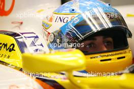 05.09.2008 Francorchamps, Belgium,  Fernando Alonso (ESP), Renault F1 Team - Formula 1 World Championship, Rd 13, Belgian Grand Prix, Friday Practice