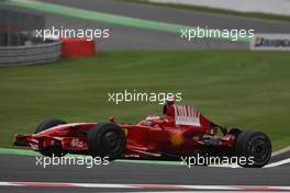 05.09.2008 Francorchamps, Belgium,  Kimi Raikkonen (FIN), Räikkönen, Scuderia Ferrari, F2008, Rear wing came off after a spin - Formula 1 World Championship, Rd 13, Belgian Grand Prix, Friday Practice