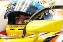 05.09.2008 Francorchamps, Belgium,  Fernando Alonso (ESP), Renault F1 Team  - Formula 1 World Championship, Rd 13, Belgian Grand Prix, Friday Practice