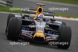 05.09.2008 Francorchamps, Belgium,  David Coulthard (GBR), Red Bull Racing, RB4 - Formula 1 World Championship, Rd 13, Belgian Grand Prix, Friday Practice