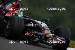 05.09.2008 Francorchamps, Belgium,  Sebastian Bourdais (FRA), Scuderia Toro Rosso, STR03 - Formula 1 World Championship, Rd 13, Belgian Grand Prix, Friday Practice